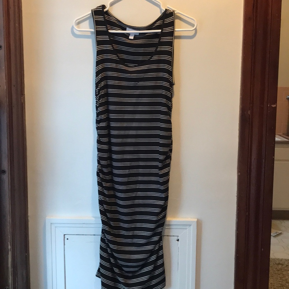 ⭐️3/$20⭐️Maternity Black and White stripe dress